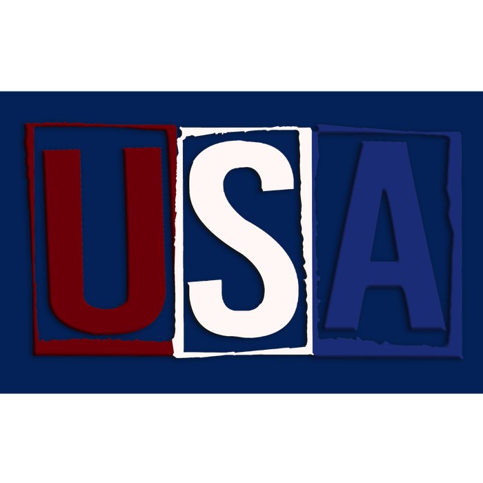 USA Patriotic 4th Of July Bumper Sticker