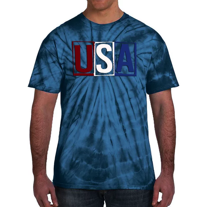 USA Patriotic 4th Of July Tie-Dye T-Shirt