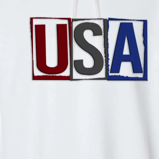 USA Patriotic 4th Of July Garment-Dyed Fleece Hoodie