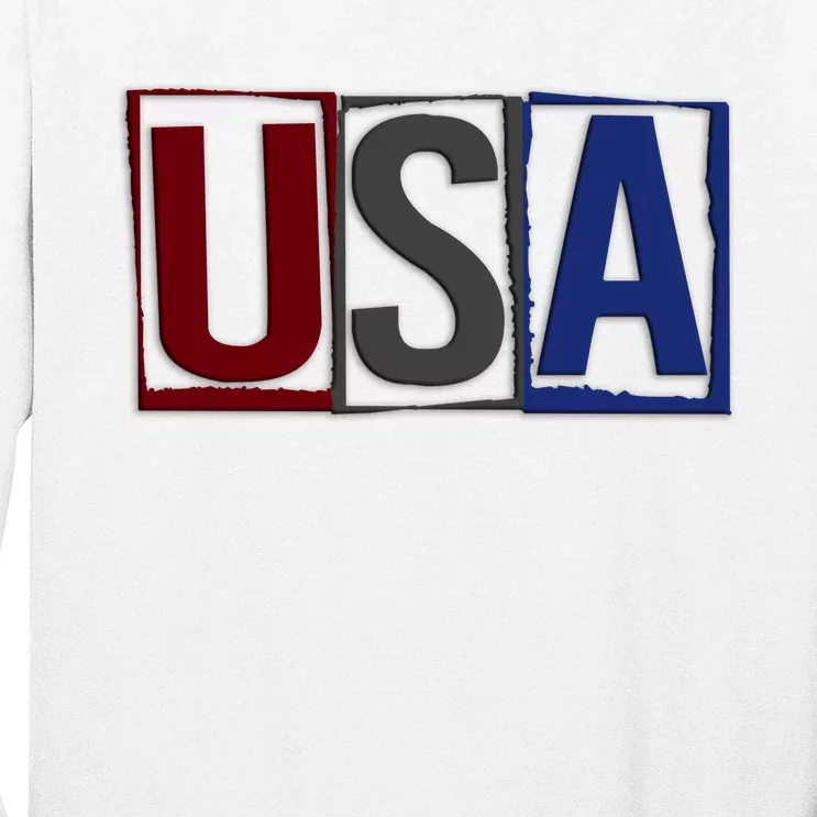 USA Patriotic 4th Of July Long Sleeve Shirt