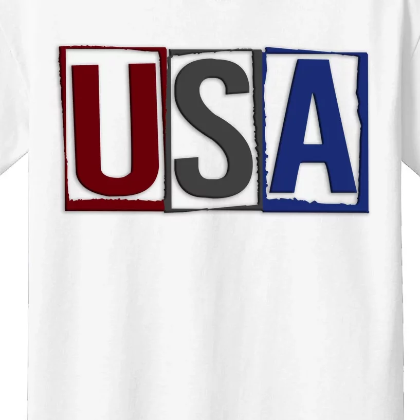 USA Patriotic 4th Of July Kids T-Shirt