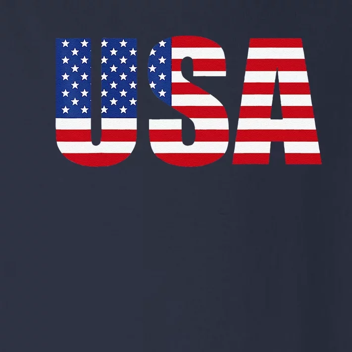 Usa Patriotic American Flag Toddler Long Sleeve Shirt