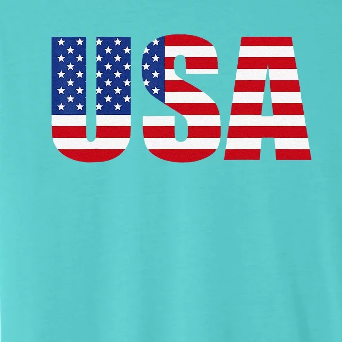 Usa Patriotic American Flag ChromaSoft Performance T-Shirt