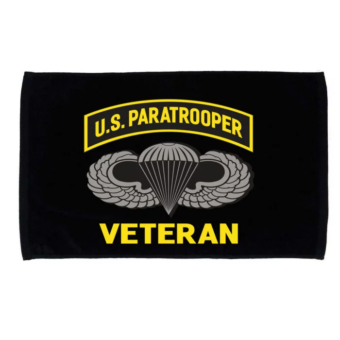 Us Paratrooper Airborne Division Army Veteran Gift Microfiber Hand Towel