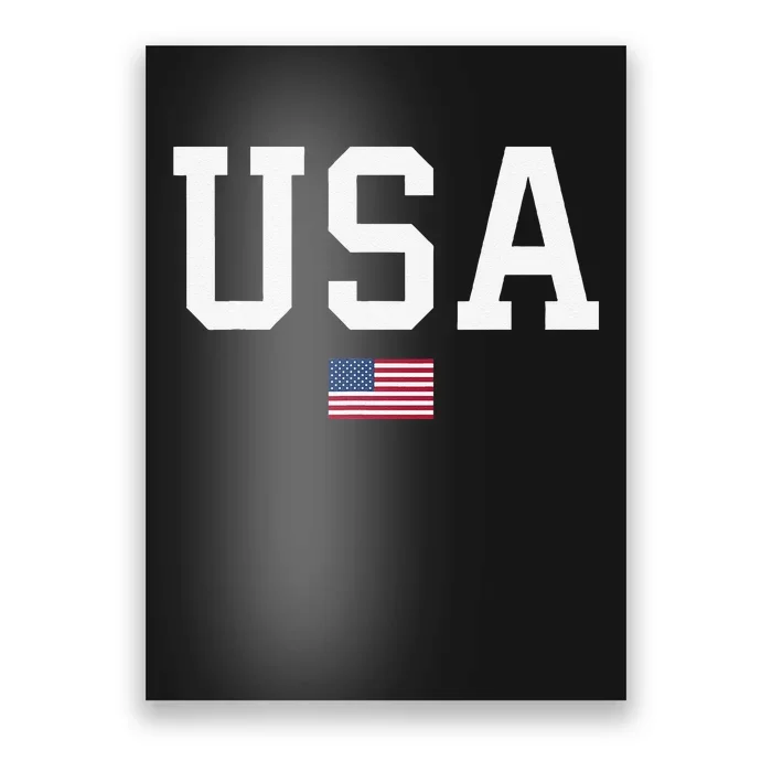 Usa Patriotic American Flag Poster