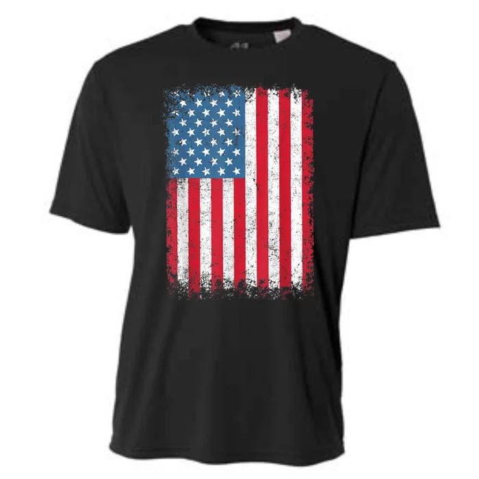 USA Patriotic American Flag For Men Women US Cooling Performance Crew T-Shirt