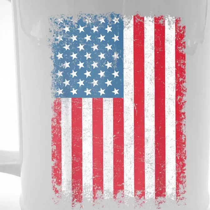 USA Patriotic American Flag For Men Women US Front & Back Beer Stein