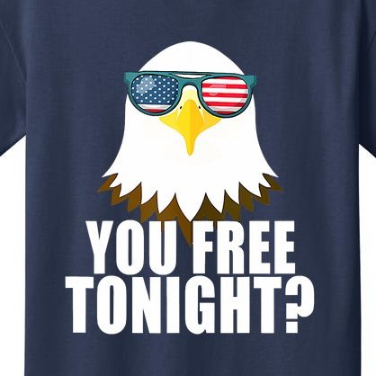 USA Patriotic American Funny Eagle 4th Of July Kids T-Shirt