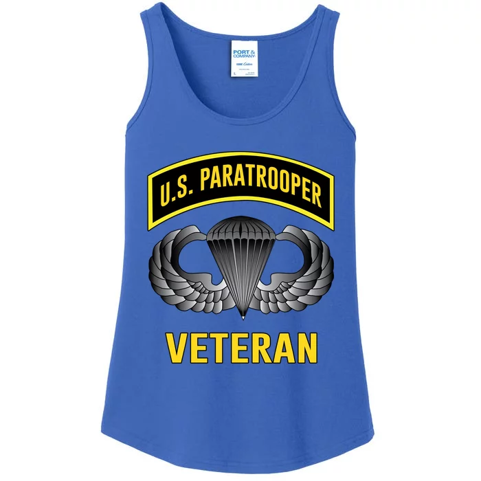 Us Paratrooper Airborne Division Army Veteran Cool Gift Ladies Essential Tank