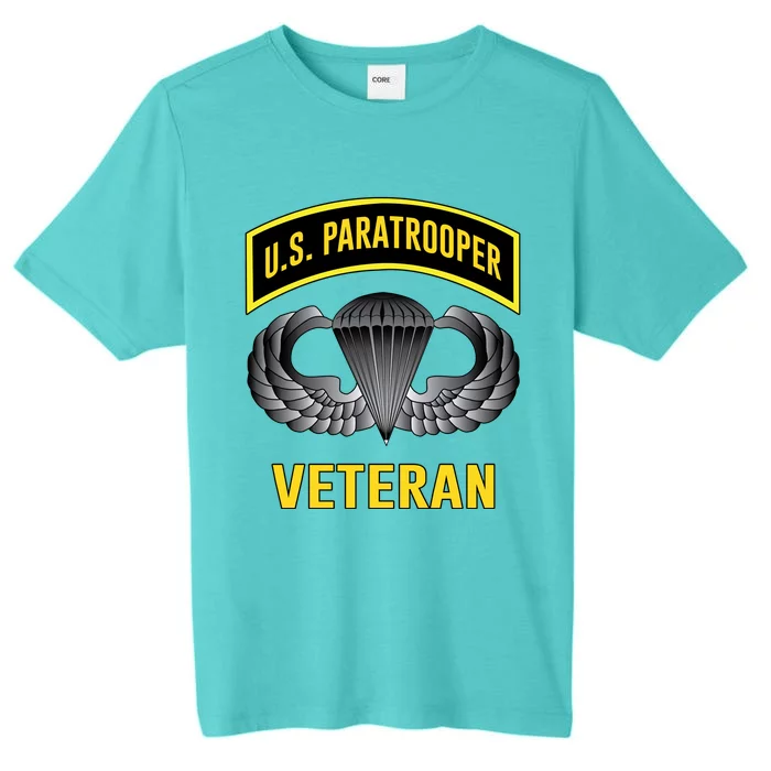 Us Paratrooper Airborne Division Army Veteran Cool Gift ChromaSoft Performance T-Shirt