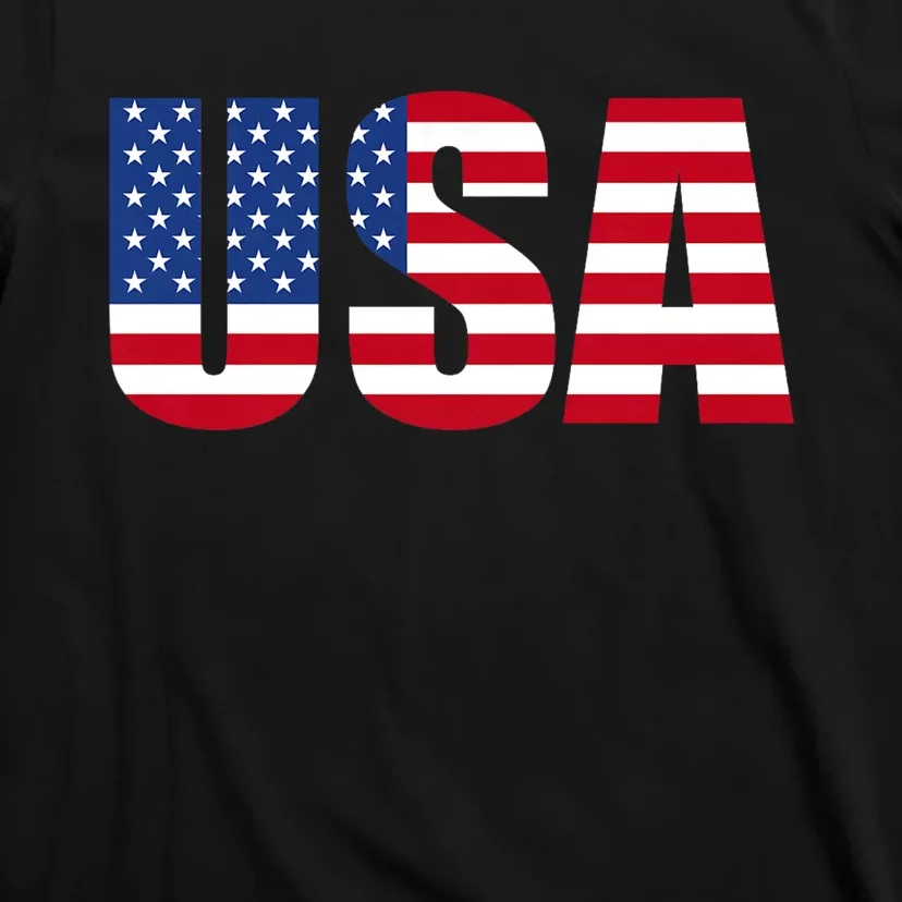 Usa Patriotic American Flag T-Shirt