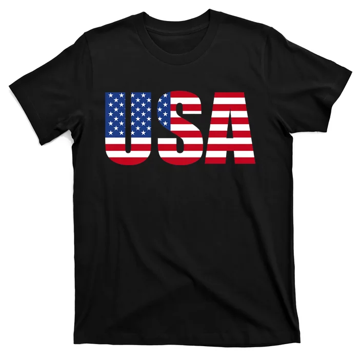 Usa Patriotic American Flag T-Shirt