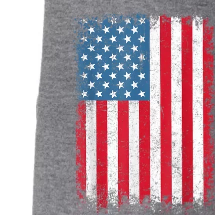 USA Patriotic American Flag For Men Women Kids Boys Girls US Doggie 3-End Fleece Hoodie