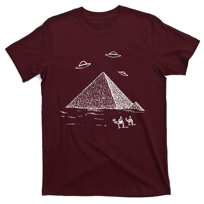 Ufo Pyramid Alien Cool T-Shirt