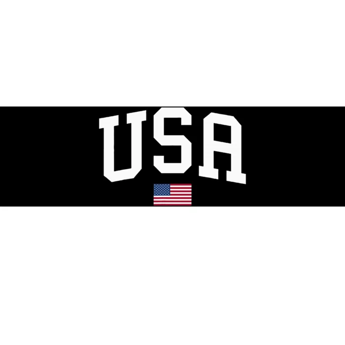 Usa Patriotic American Flag July 4th Bumper Sticker