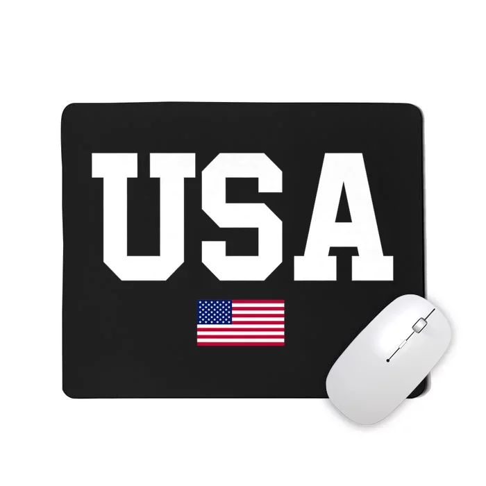 Usa Patriotic American Flag 4th Of July Usa American Flag Mousepad