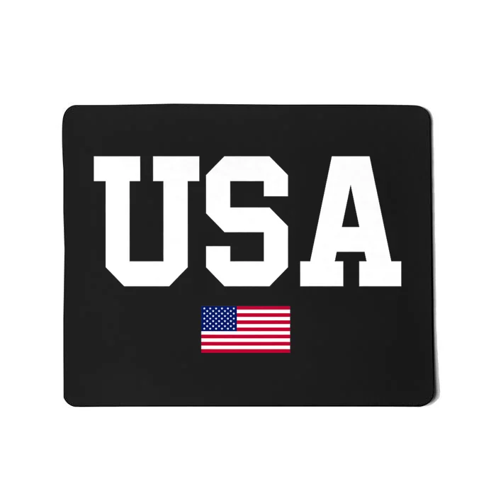 Usa Patriotic American Flag 4th Of July Usa American Flag Mousepad