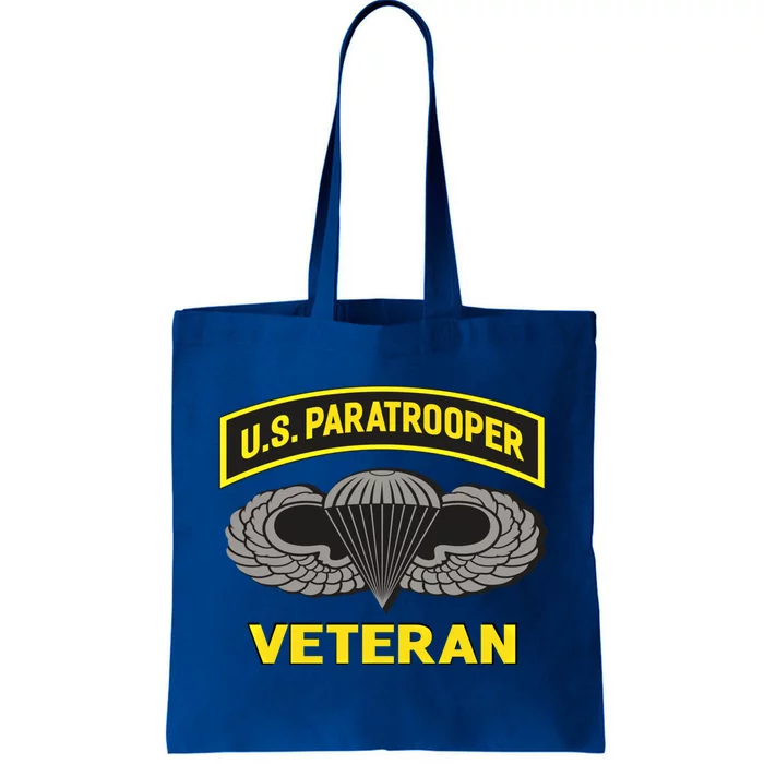 Us Paratrooper Airborne Division Army Veteran Gift Tote Bag