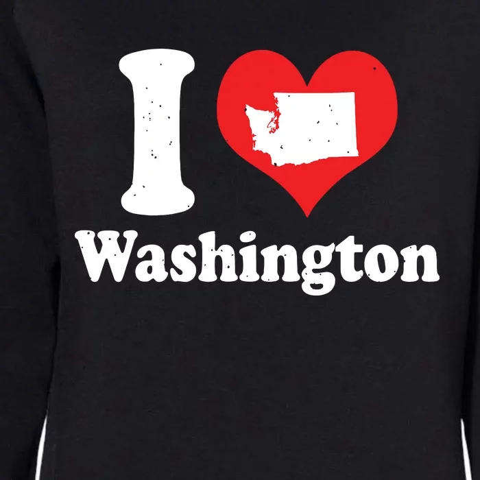 Us Proud Citizen America Love State I Heart Washington Womens California Wash Sweatshirt