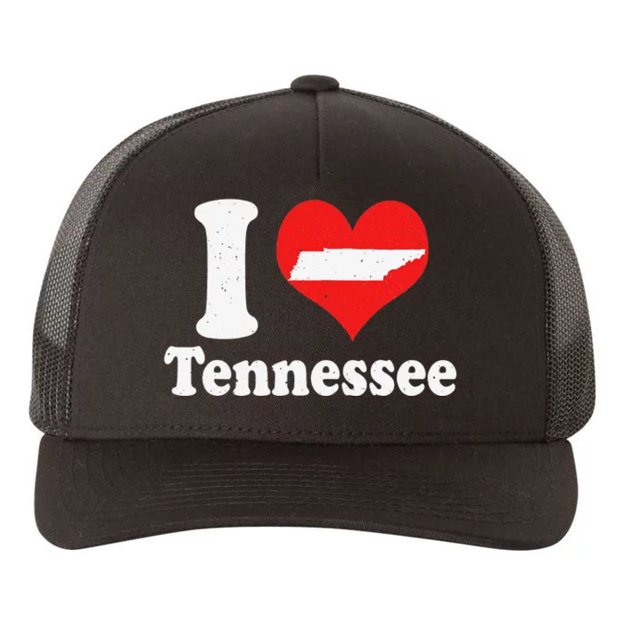 US Proud Citizen America Love State I Heart Tennessee Yupoong Adult 5-Panel Trucker Hat