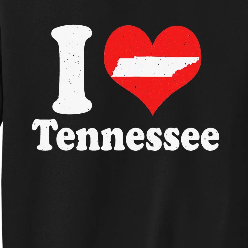 US Proud Citizen America Love State I Heart Tennessee Tall Sweatshirt