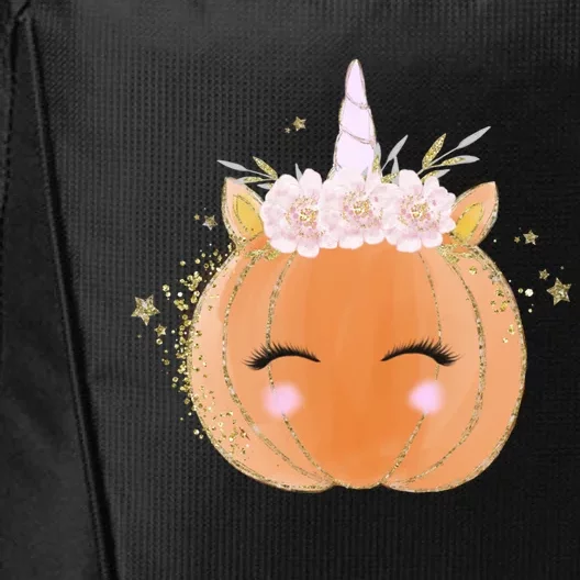 Unicorn Pumpkin Costume Halloween Gift Girls Meaningful Gift City Backpack