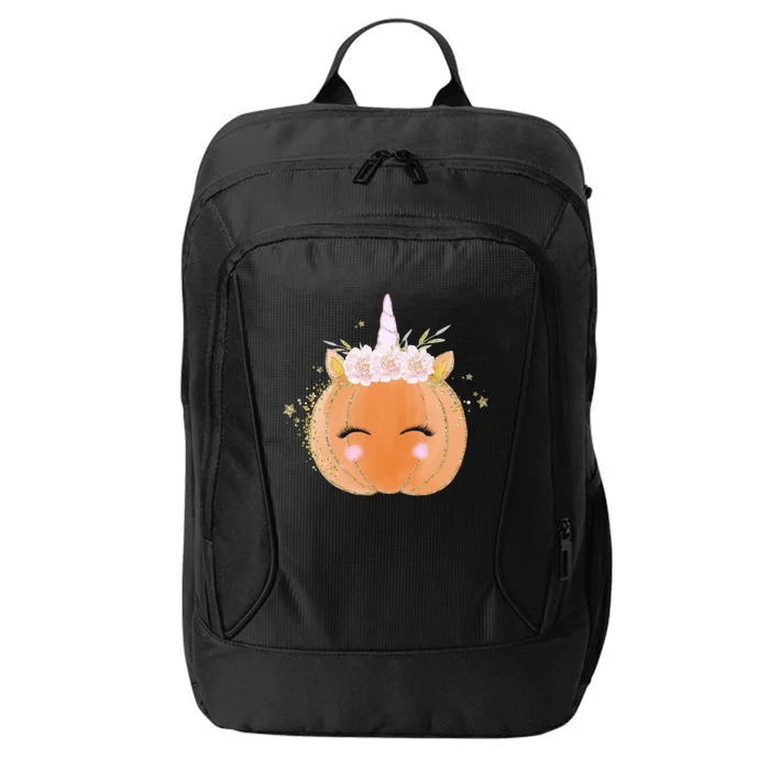 Unicorn Pumpkin Costume Halloween Gift Girls Meaningful Gift City Backpack