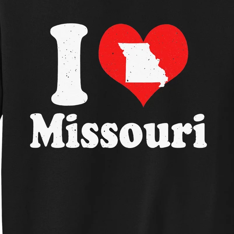 US Proud Citizen America Love State I Heart Missouri Tall Sweatshirt