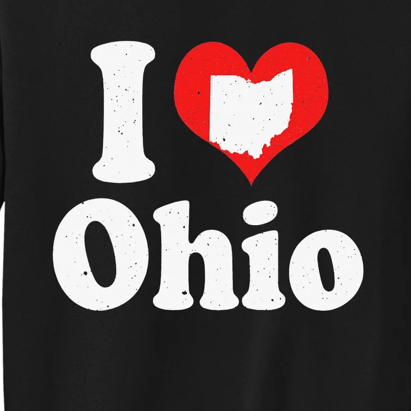 US Proud Citizen America Love State I Heart Ohio Sweatshirt