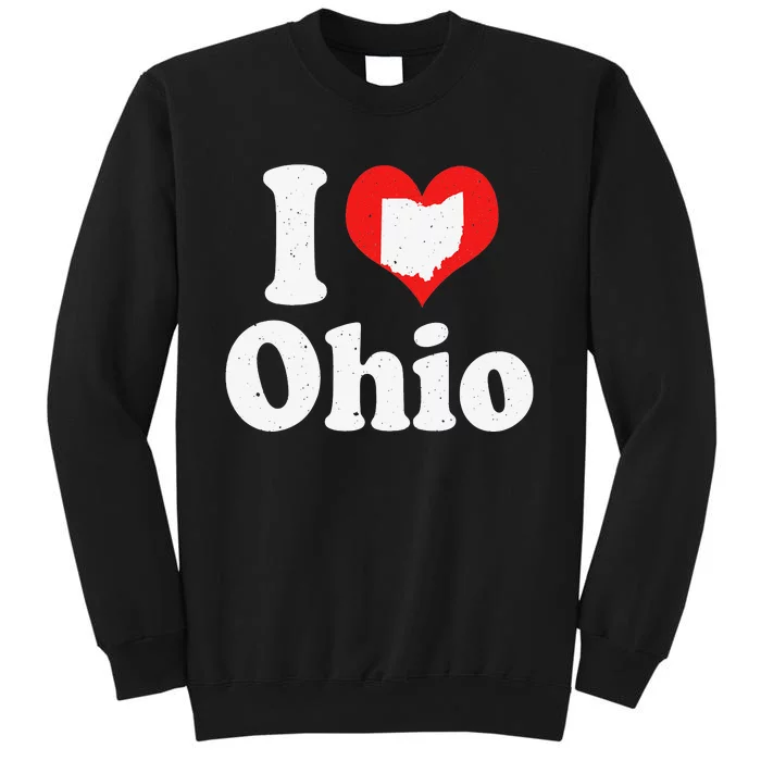 US Proud Citizen America Love State I Heart Ohio Sweatshirt