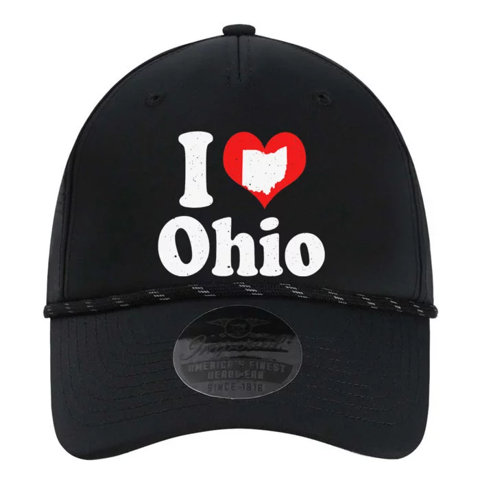 US Proud Citizen America Love State I Heart Ohio Performance The Dyno Cap