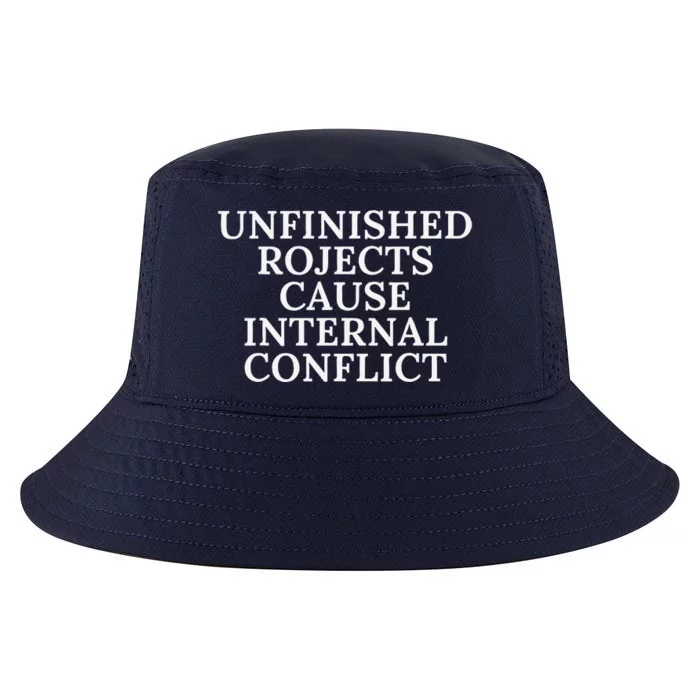 Unfinished Project Cause Internal Conflict Cool Comfort Performance Bucket Hat