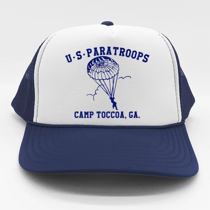 Us Paratrooper Camp Toccoa Ww2 Trucker Hat