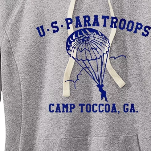 Us Paratrooper Camp Toccoa Ww2 Women's Fleece Hoodie