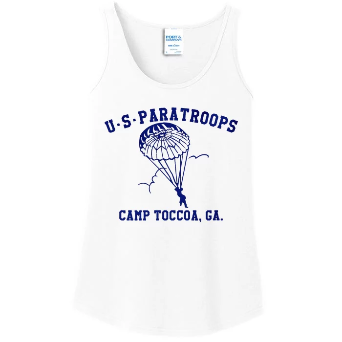 Us Paratrooper Camp Toccoa Ww2 Ladies Essential Tank