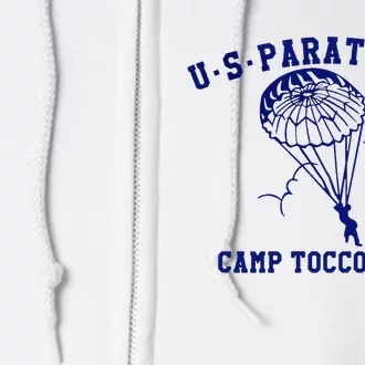 Us Paratrooper Camp Toccoa Ww2 Full Zip Hoodie