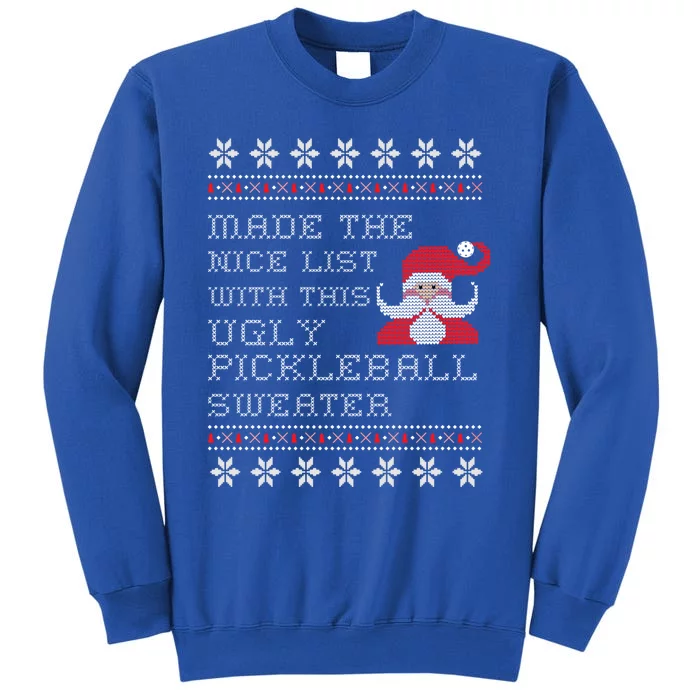 Ugly Pickleball Christmas Sweater Gift Sweatshirt