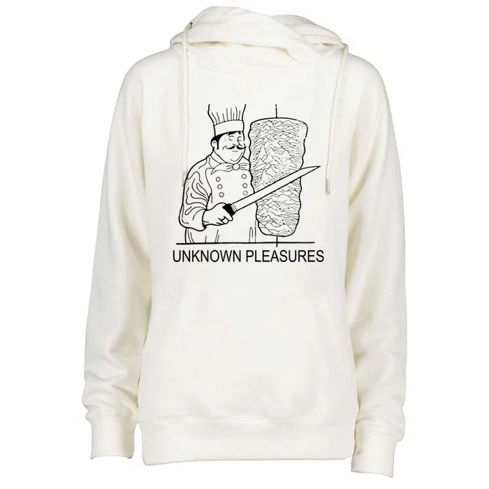 Unknown Pleasures Doner Kebab Funny Funny Gift Womens Funnel Neck Pullover Hood