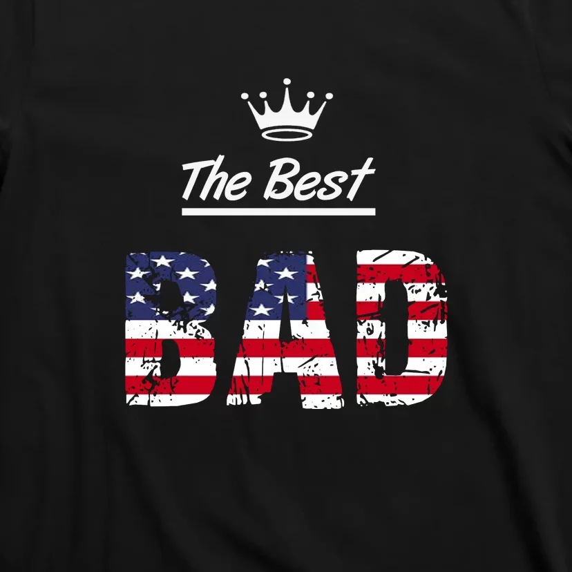 Usa Patriotic Dad Day American Flag T-Shirt