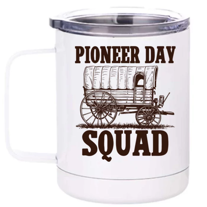 Utah Pioneer Day Squad Gift Front & Back 12oz Stainless Steel Tumbler Cup