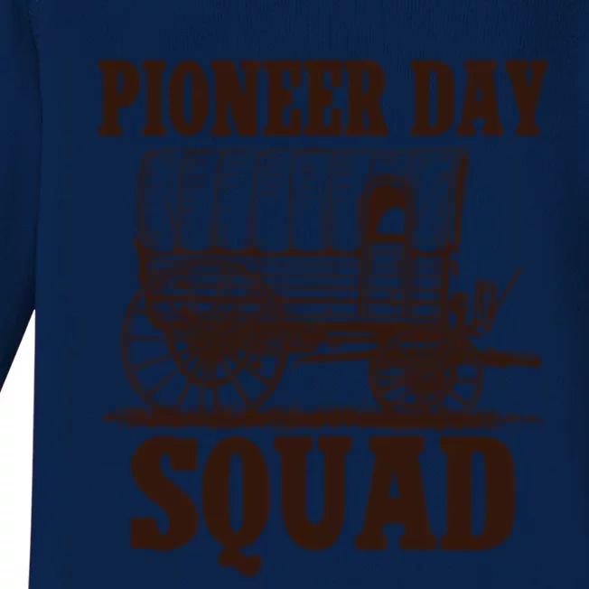 Utah Pioneer Day Squad Gift Baby Long Sleeve Bodysuit