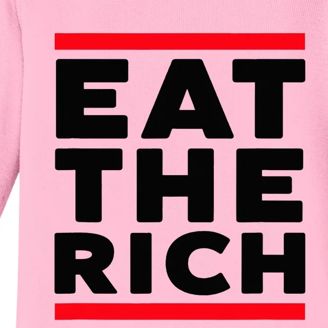 Uaw President Eat The Rich Baby Long Sleeve Bodysuit