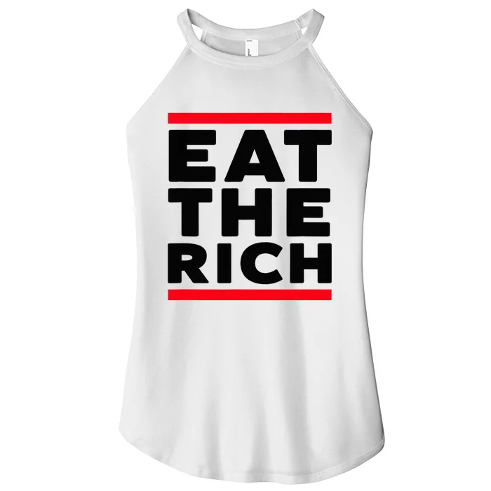 Uaw President Eat The Rich Women’s Perfect Tri Rocker Tank