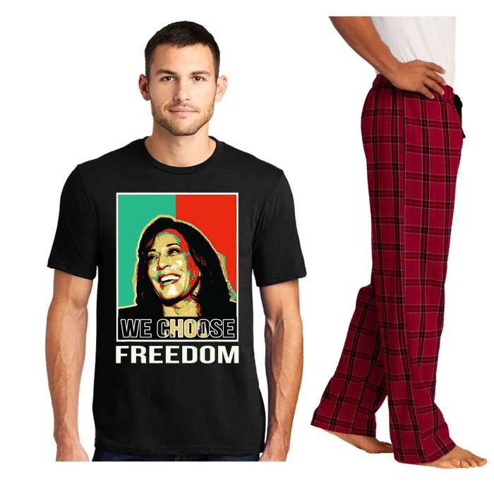 Us President Election Kamala Harris We Choose Freedom Pajama Set