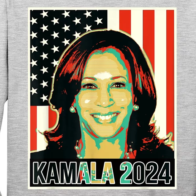 Us President Election Kamala 2024 Tall Long Sleeve T-Shirt