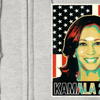 Us President Election Kamala 2024 Full Zip Hoodie