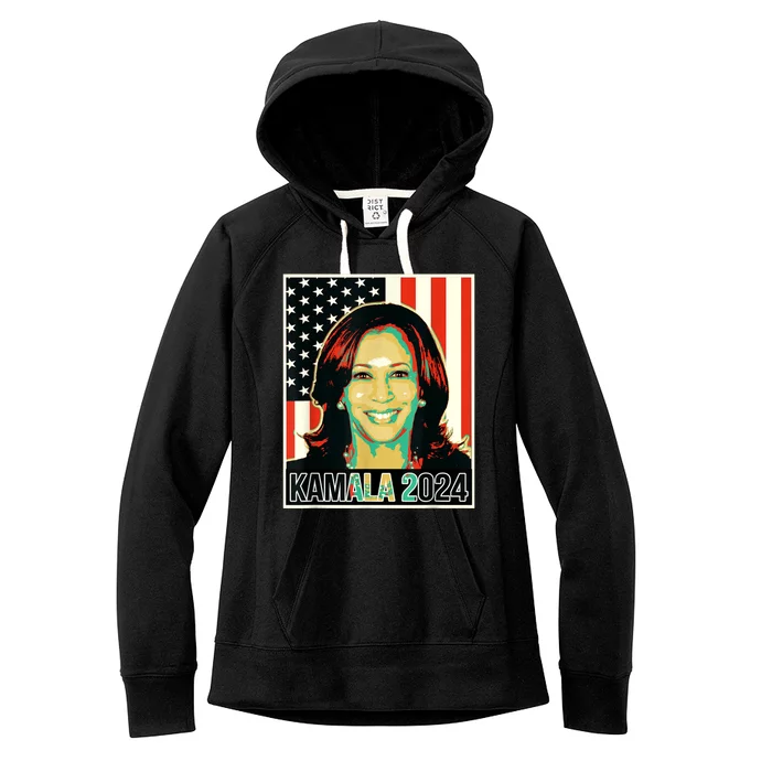 Us President Election Kamala 2024 Women's Fleece Hoodie