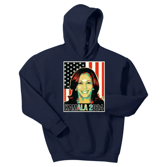 Us President Election Kamala 2024 Kids Hoodie