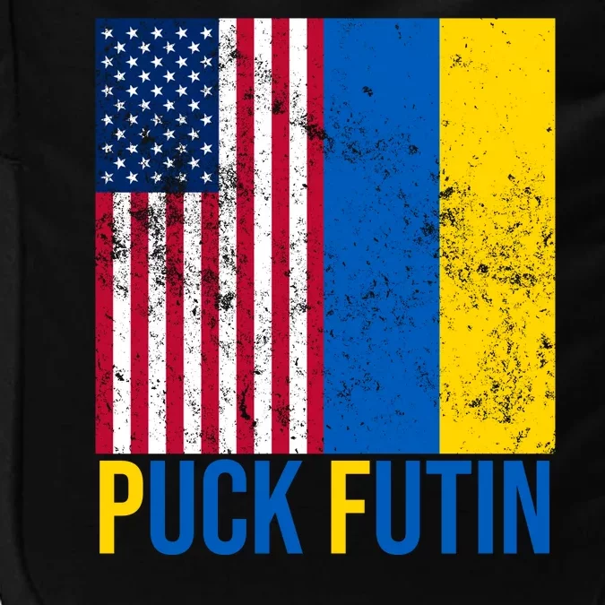 Ukraine Puck Futin USA Flag Impact Tech Backpack