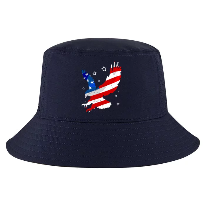 Usa Patriotic Flying Eagle Gift 4th Of July Cool Comfort Performance Bucket Hat